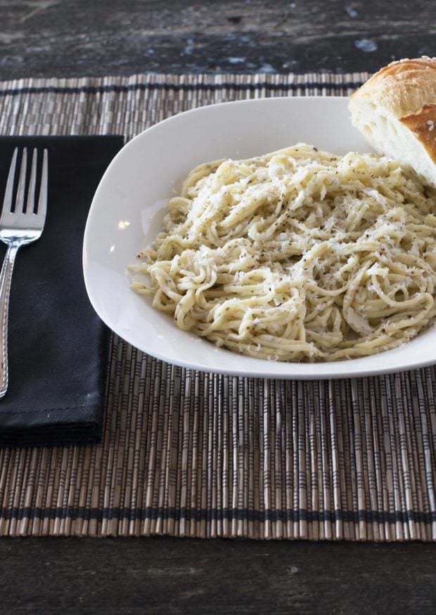 Cacio e Pepe with Black Pepper Pasta