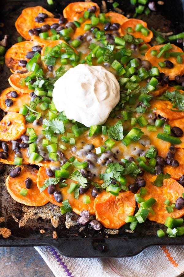 Loaded Sweet Potato Nachos